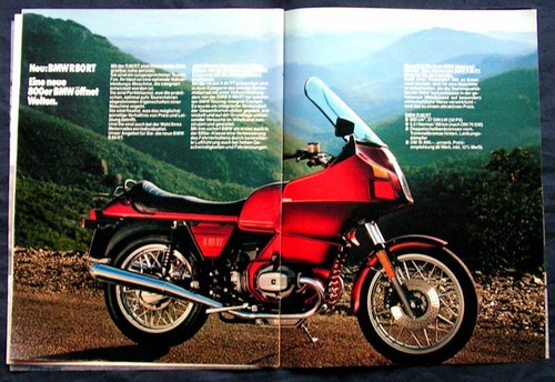 Bmw motorrad rt - motorrad, werbung