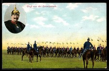 AK Deutsche Kavallerie bei der