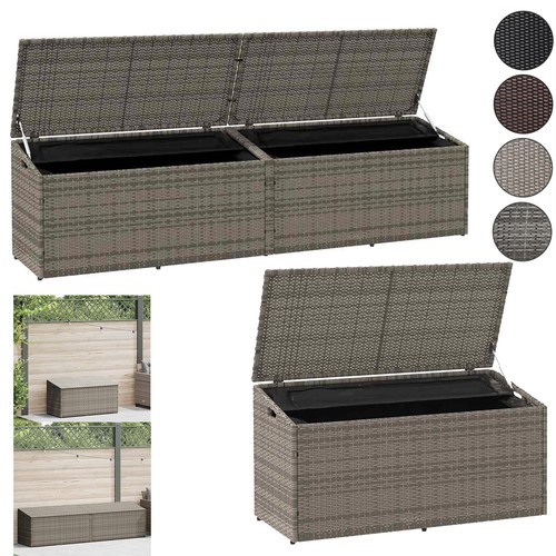 Poly rattan gartenbox - rattan,