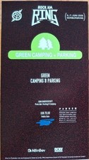 GREEN CAMPING + PARKING - ROCK AM RING (1 Ticket, kein Festivalticket)!!!!!!!