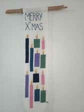 Weihnachtsdeko handgestickt