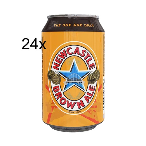 24x newcastle brown ale - newcastle,