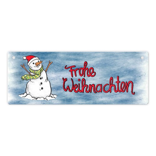 Frohe weihnachten metallschild - weihnachten,