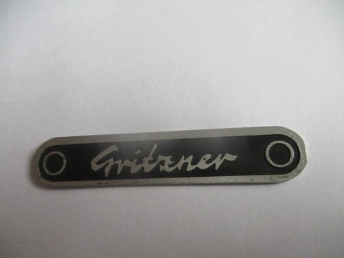 Typenschild gritzner moped - typenschild,