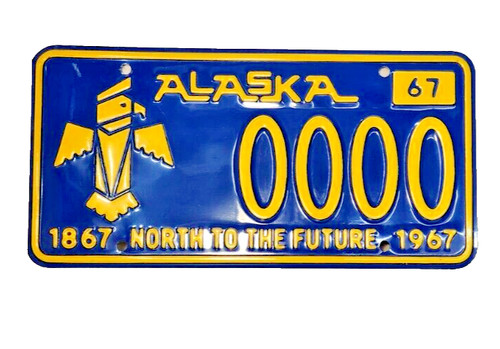 1967 alaska sample licence - sample,