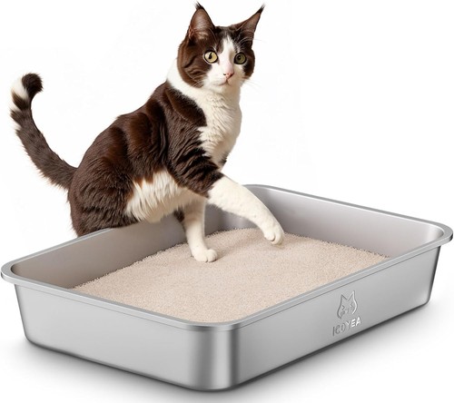 Edelstahl katzenklo große - edelstahl,