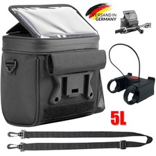 Fahrradtasche Lenkertasche Fahrrad Umhängetasche Handy Tasche 5L Geschenk DE