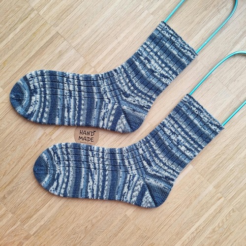 Wollsocken handgestrickt gr - wollsocken, handgestrickt,