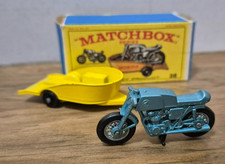 RW 38 Honda M/Cycle & Trailer Matchbox Lesney in E Box 1967