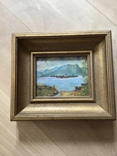 Chiemseebild - Dachbodenfund - vermutlich 100 Jahre alt, ohne Signatur