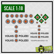 Waterslide Decal 1:18 DDR