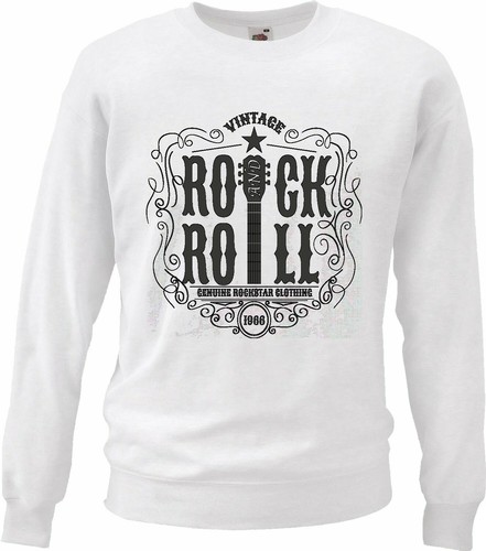 Sweatshirt rock roll - sweatshirt,