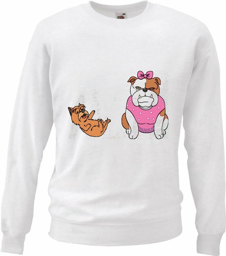 Sweatshirt englische bulldogge - sweatshirt,
