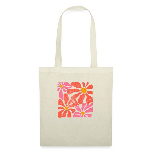Retro blumen rosa orange - blumen,