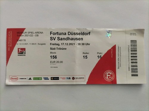 Sammler ticket fortuna - sammler, 21/22