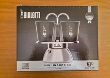 BIALETTI Mini Induktion Espressokocher 2 Tassen NEU