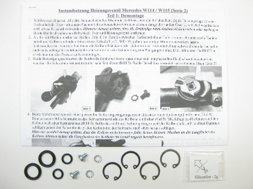 Dichtungssatz heizungsventil - dichtungssatz,