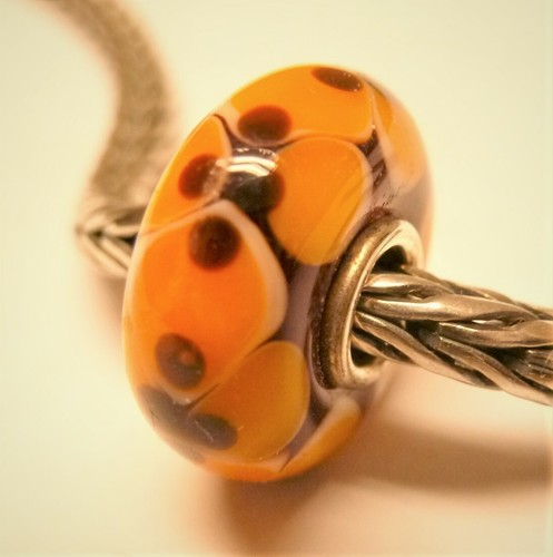 Trollbeads glas braun mit - trollbeads,
