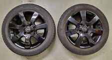 2 x original Opel Alufelgen Schwarz Räder Reifen 185/55 R15H für Opel Karl u.ä.