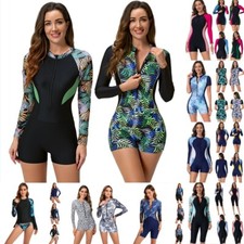 Damen Surf-Badeanzug Neoprenanzug Einteilige Tauchanzüge Schnell Trocknend