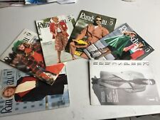 6 x Rundschau Fachtechnik Schneider Mode Schnittmuster Kplt. Jahrgang 1990