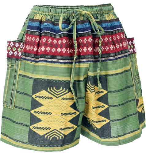 Kurze boho hose - kurze, ethnostyle