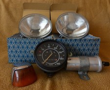 VW Käfer Tacho Blinker Bosch-Scheinwerfer  Zündspule original