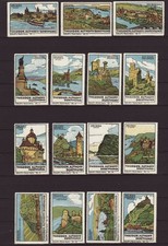 28 Reklamemarken für Kaufhaus Theodor Althoff Dortmund - Rhein-Serie komplett RR