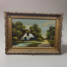 Öl Gemälde  signiert Bild