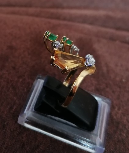 Gelbgold ring 750 - ring,
