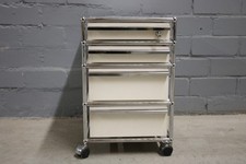 USM Haller Roll-container 4 Schubladen Auszüge weiß für Tisch Sideboard Ablage