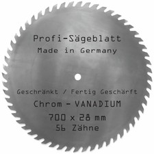 CV Sägeblatt 700 x 28 mm