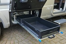 Wohnmobil Schwerlastauszug Stauraum Doppelboden WOMO Regal Euro Box