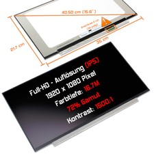 15,6" LED Display matt passend
