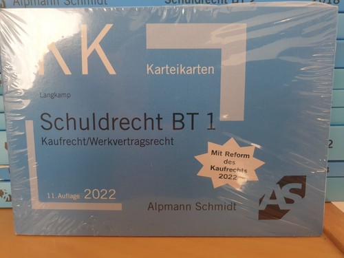 Alpmann schmidt karteikarten - schmidt,
