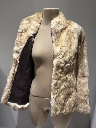 Vintage echt kaninchenfell - vintage,