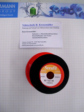 Serafil AMANN 60  Fb 4000  Schwarz 1800m  Nähgarn Reißfest sehr starker Faden