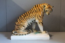 Porzellan Figur Tiger Schwarzburger werkstätten