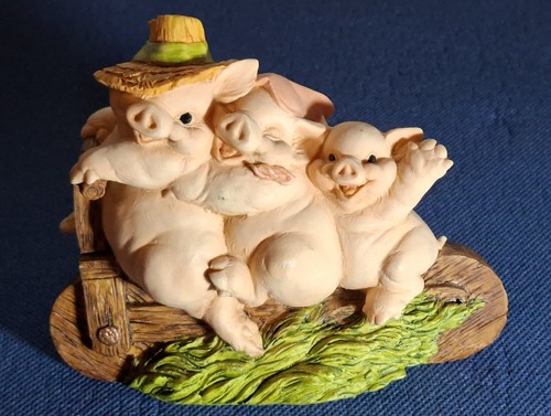 Dekofigur schwein 3schweine - dekofigur, schwein,3schweine