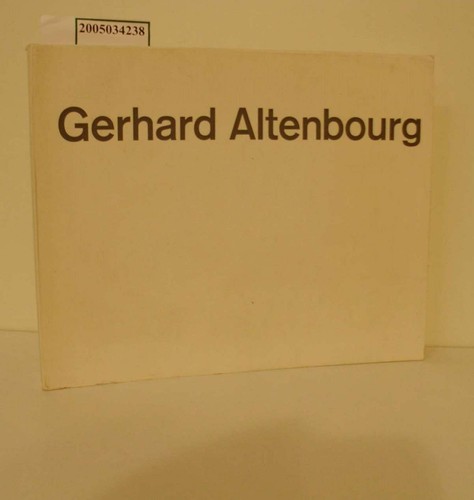 Gerhard altenbourg - gerhard,