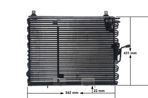 Mahle kondensator klimaanlage - kondensator,