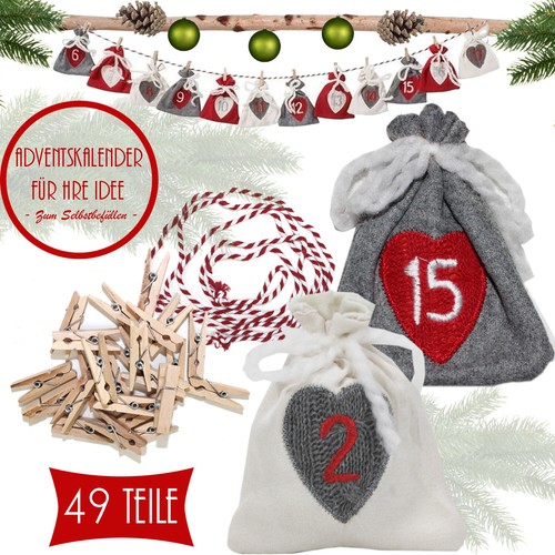 Advent kalender zum - kalender, befüllen