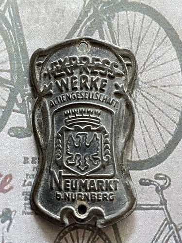 Original fahrrad emblem - fahrrad-, emblem-