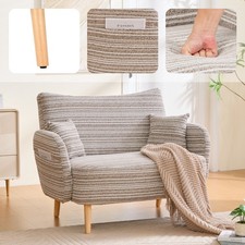 Modernes boucle sitzer sofa - modernes, 2-sitzer