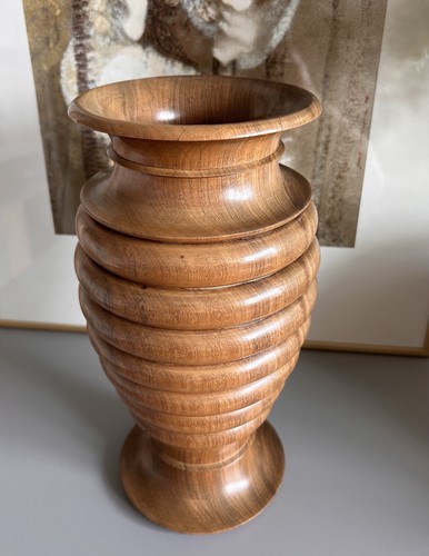 Vase bodenvase blumenvase holz - vase,