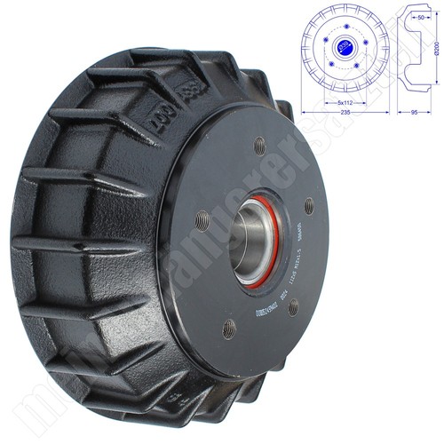 Alko bremstrommel 586450 - alko,