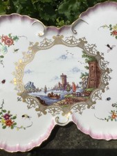 Antikes Porzellantablett in