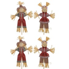 Herbstdeko Vogelscheuche 4x