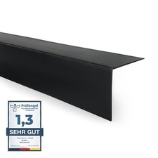 Quest Hart-PVC Winkelprofil Kantenschutzwinkel - Ohne Klebeband - Schwarz