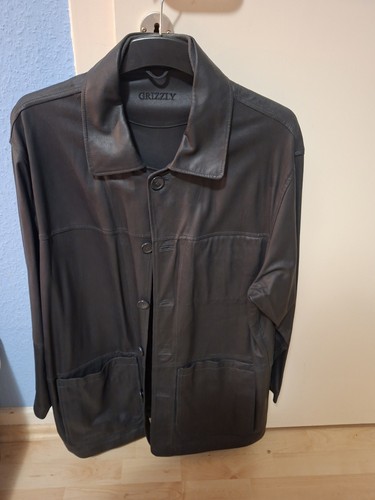 Lederjacke schwarz l - schwarz, neu
